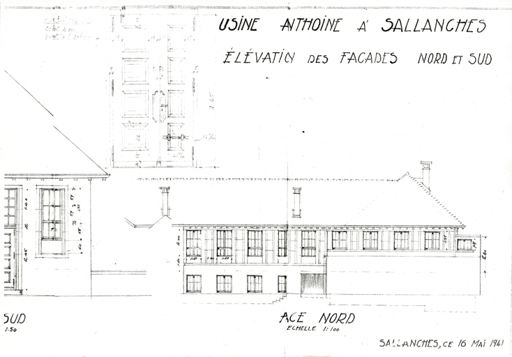 Usine de décolletage Anthoine Emile et ses fils actuellement Sté M.B.A. décolletage