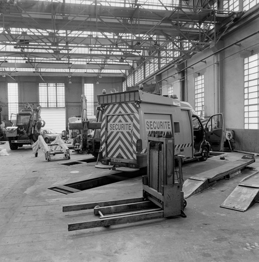 Garage de réparation automobile dit Parc Routier des Ponts & Chaussées du département du Rhône, Parc Routier de la DDE du Rhône