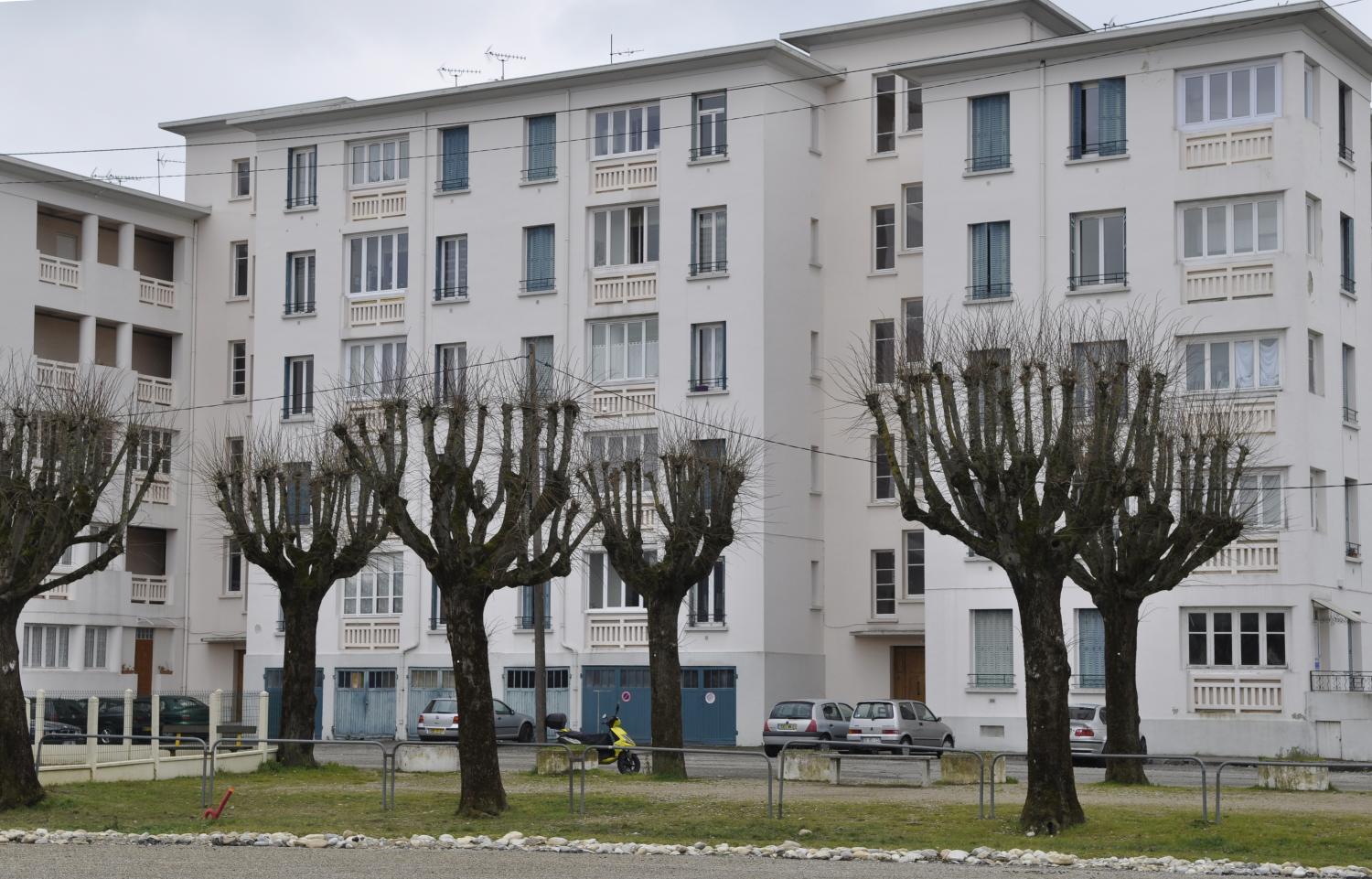 cité ouvrière de l'ancienne Société lyonnaise de soie artificielle dite Grandes maisons de la SLSA