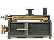 Maquette de machine à vapeur à piston