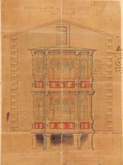 Maison et ferme, domaine de la Bergerie, puis villa Stanley-Rendall