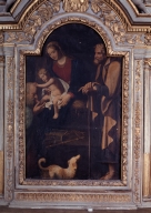 Tableau du retable de la Sainte-Famille : l'Adoration des Mages