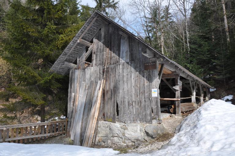 Scierie Mugnier actuellement espace de visite de la scie à grand cadre de Bellecombe