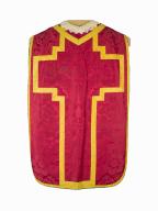 chasuble, étole : ornement rouge n°7