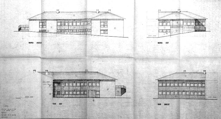 Groupe scolaire de Montroux, puis Cité technique, actuellement lycée d'enseignement général, technologique et professionnel René-Perrin