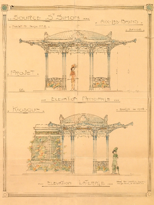 Kiosque, dit Buvette de la source de Saint-Simon (n° 1)