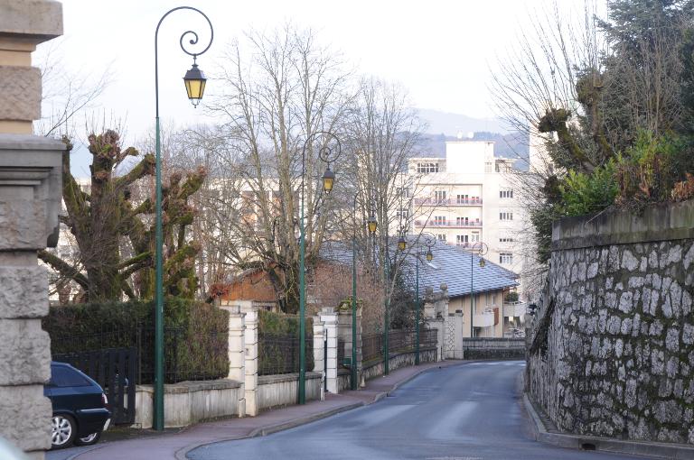 Rue de Mouxy et rue Haldimann, ancien chemin d'intérêt communal n° 49, actuellement rue Georges Ier