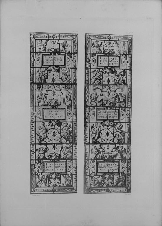 Ensemble des deux verrières de la chapelle