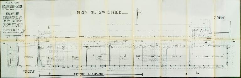 Manoir de Chènevoux, puis collège de jésuites, puis école centrale, puis lycée de garçons, actuellement lycée d'enseignement secondaire Jean-Puy