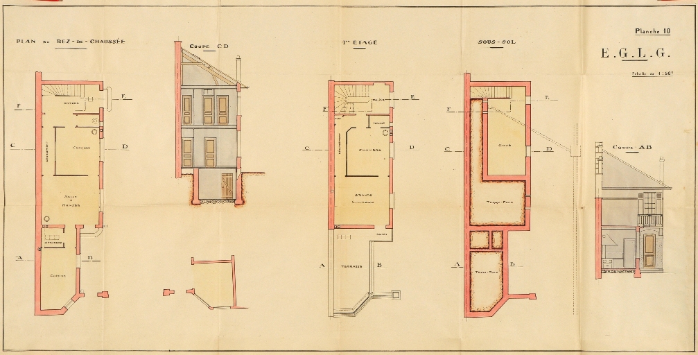 Edifice artisanal, Maison Grosse et Gerlat, puis usine de fabrication de matériaux de construction, entreprise de travaux publics, Entreprise Léon Grosse et Cie, actuellement Entreprise générale Léon Grosse