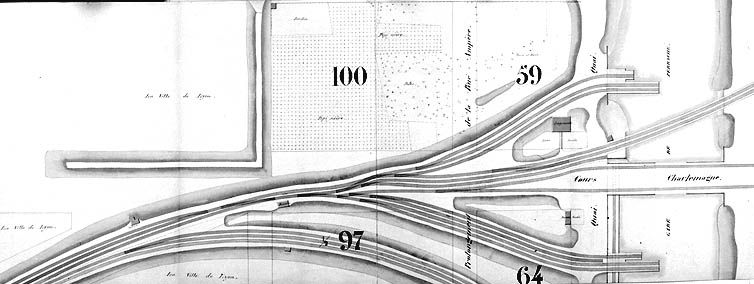 Secteur urbain dit Presqu'île Perrache, puis Derrière les voûtes