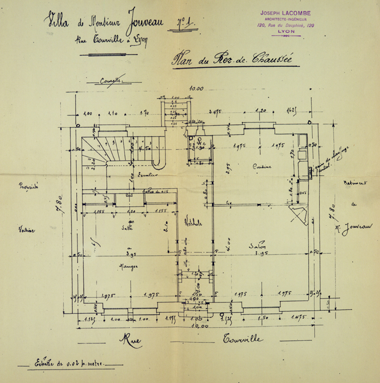 Ensemble de trois maisons dit Villa Jouveau