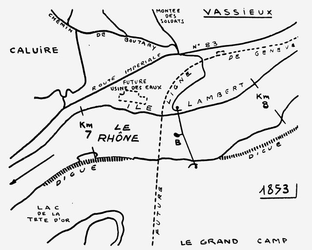 Bac à traille de Vassieux (disparu)