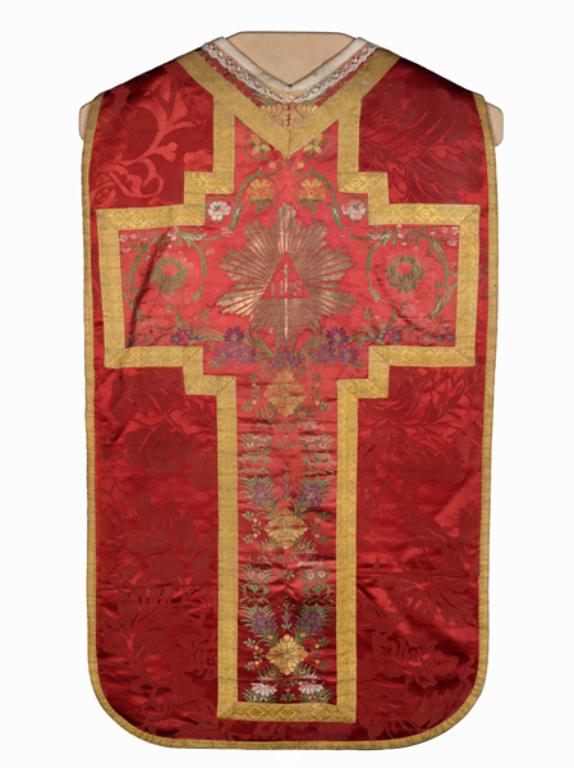 chasuble, étole : ornement rouge