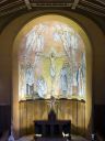 Peintures monumentales (4) : la Crucifixion ; l'Annonciation ; Vocation de saint Louis de Gonzague ; Vierge de Pitié