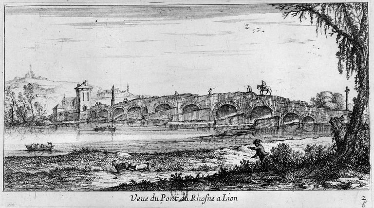 Deuxième pont de la Guillotière (détruit)