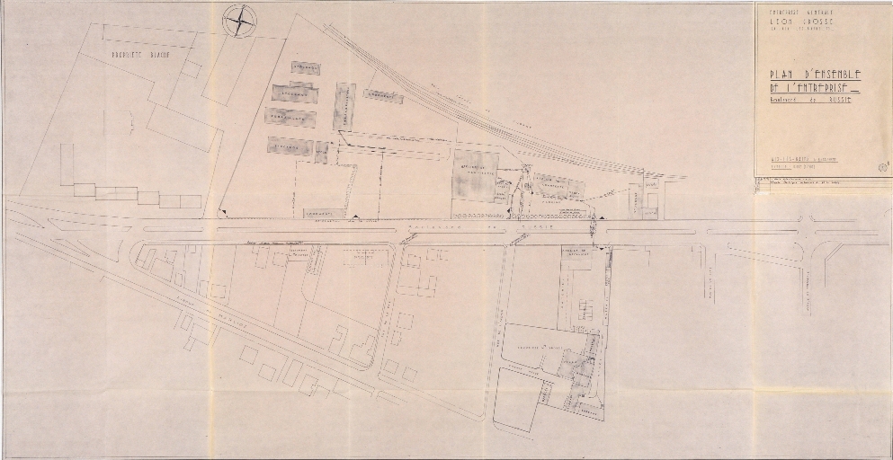 Edifice artisanal, Maison Grosse et Gerlat, puis usine de fabrication de matériaux de construction, entreprise de travaux publics, Entreprise Léon Grosse et Cie, actuellement Entreprise générale Léon Grosse