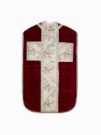 chasuble, étole, voile de calice : ornement rouge n°3