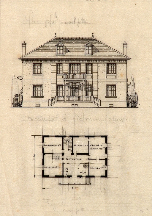 Établissement administratif d'entreprise, Anciens bâtiments administratifs