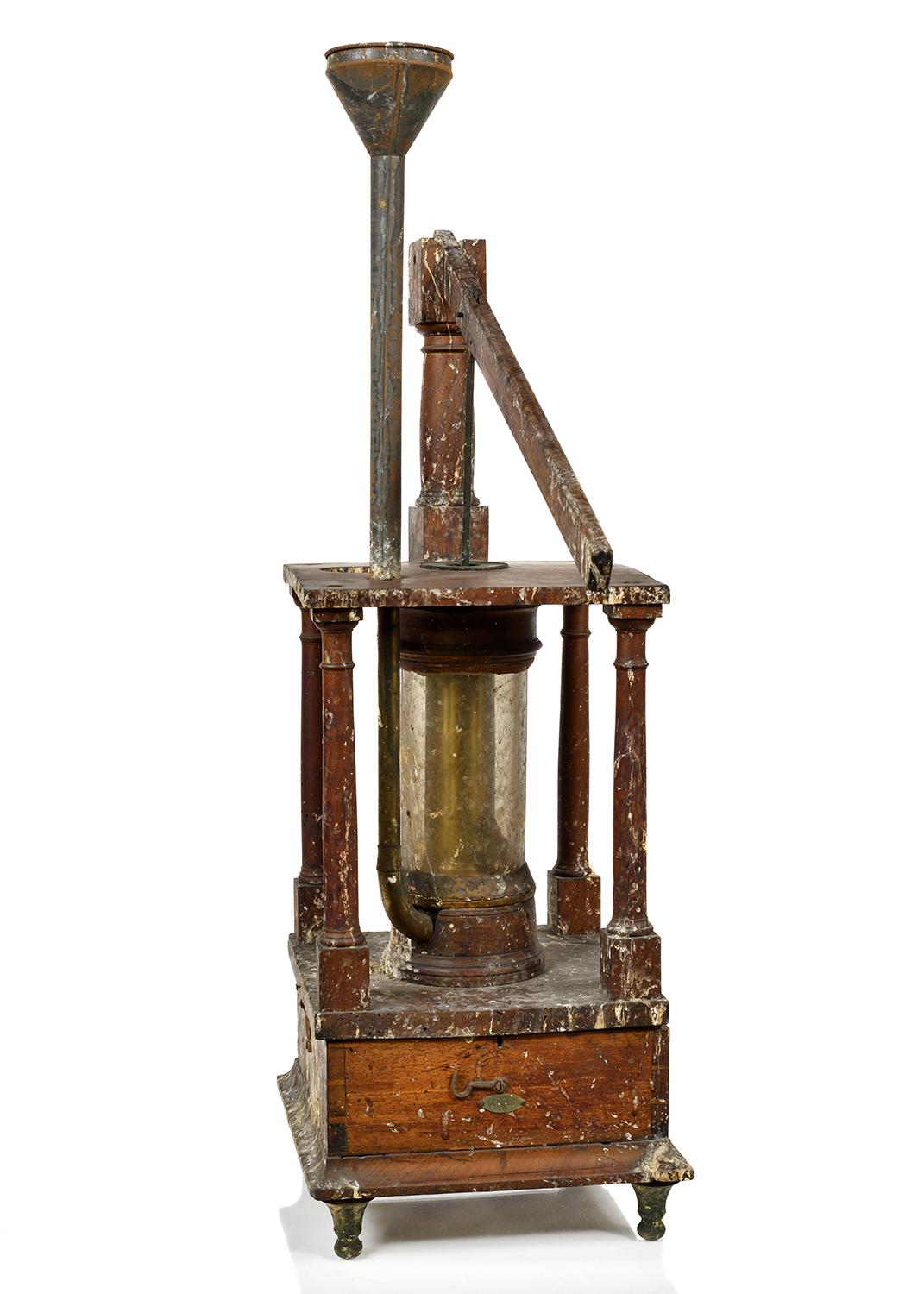 Instrument de démonstration en dynamique des fluides, pompe aspirante et foulante