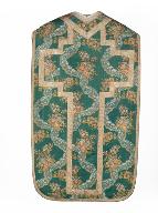 chasuble, manipule, voile de calice : ornement vert n°2