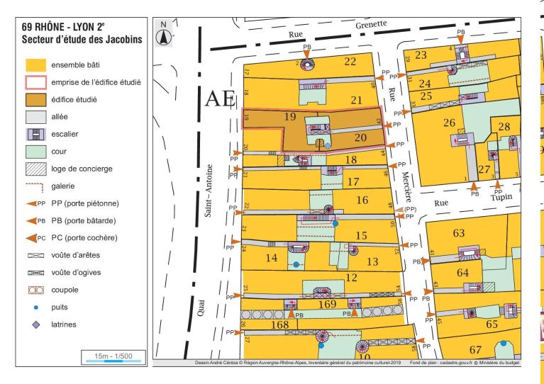 Immeuble aux enseignes du Plat d'argent et de Saint-Benoît