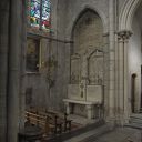Autel, tabernacle, retable (autel secondaire, autel table) des morts de la guerre de 1914-1918