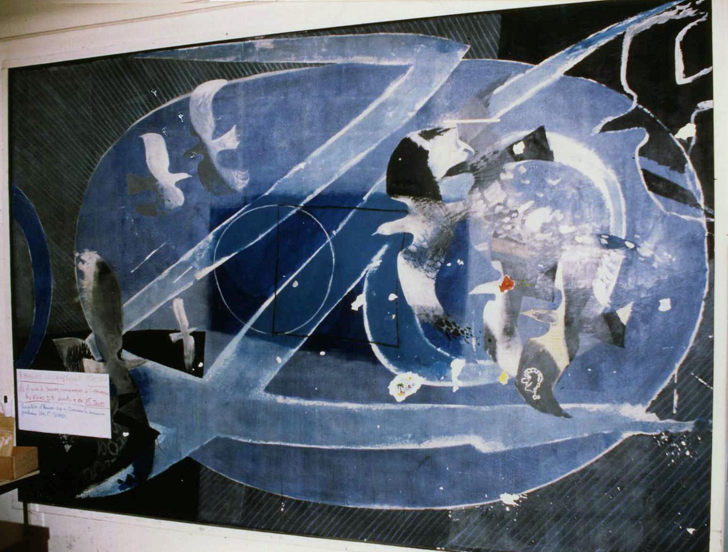 Peinture monumentale : La Mer (oeuvre détruite)
