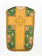 chasuble, étole, manipule : ornement vert n°2