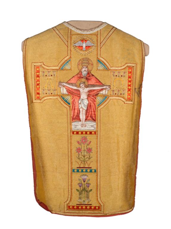 chasuble, étole : ornement doré