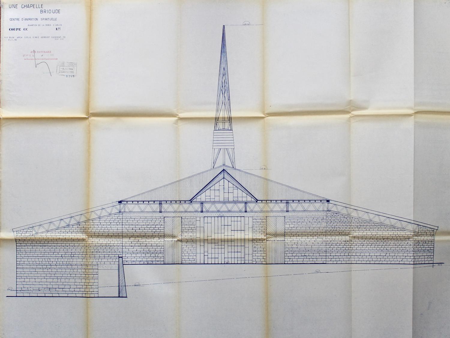 La chapelle de la Borie Darles à Brioude