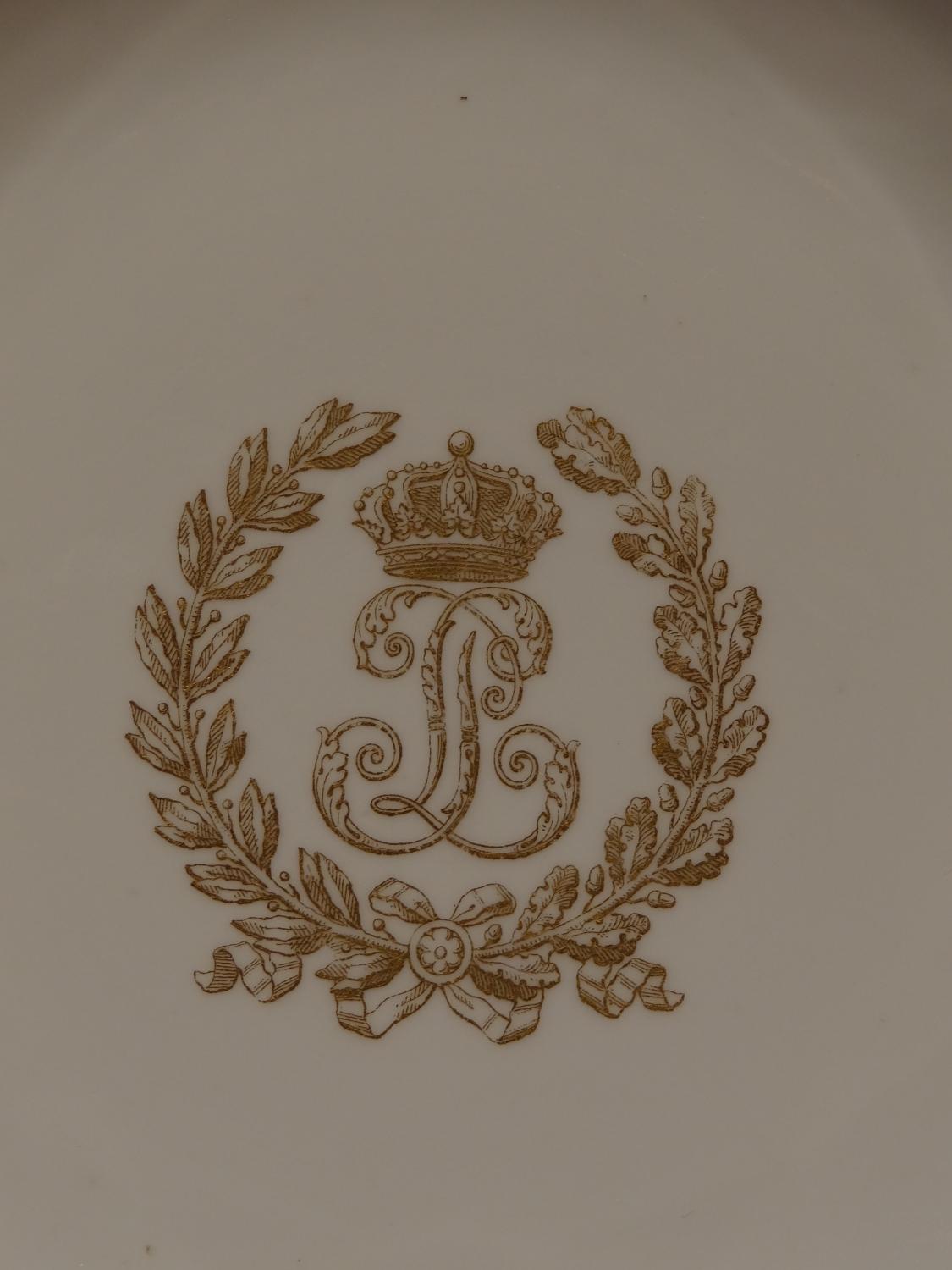 Service des Princes : assiette creuse