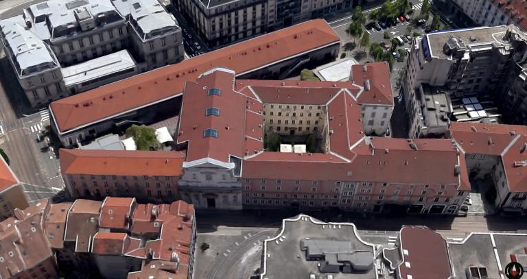 Collège de jésuites, dit Royal-Dauphin, puis école centrale, lycée, collège royal, lycée de garçons puis lycée de jeunes filles, actuellement cité scolaire Stendhal