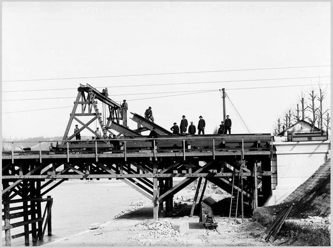 Pont routier de la Boucle, puis pont routier Winston-Churchill (détruit)