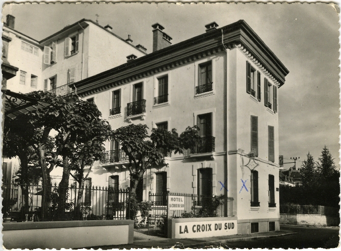 hôtel de voyageurs, hôtel La Croix du Sud, actuellement immeuble