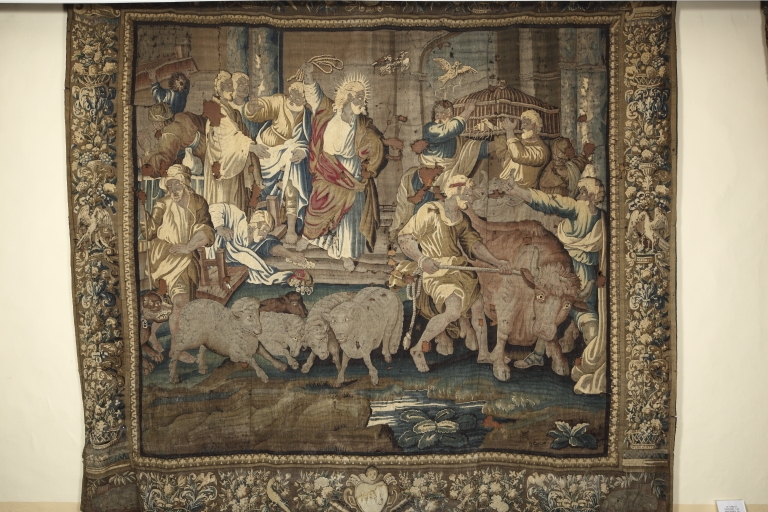 Pièce murale : Le Christ chassant les marchands du temple