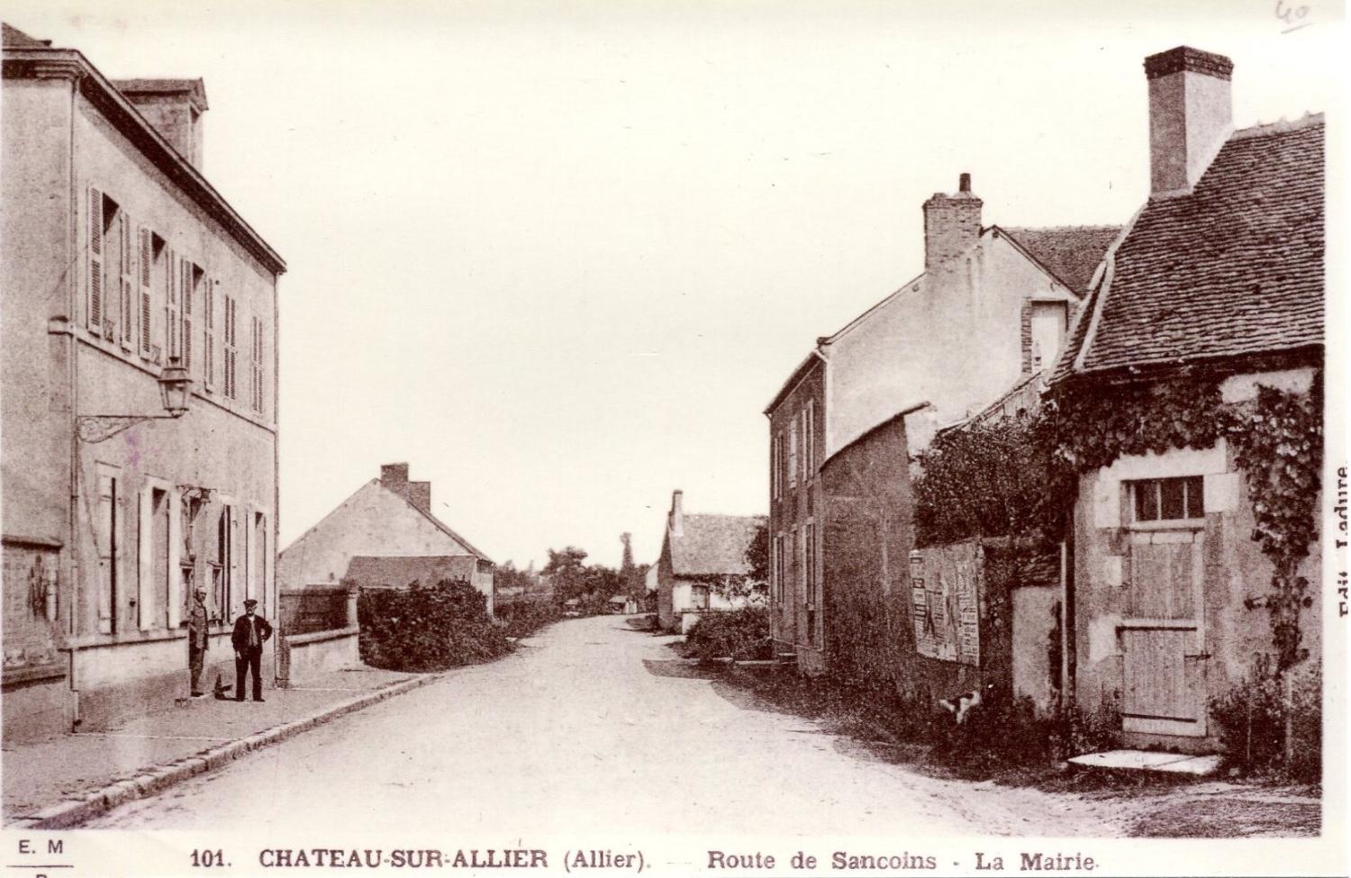 Carte postale : Château-sur-Allier, 1ere moitié 20e siècle.