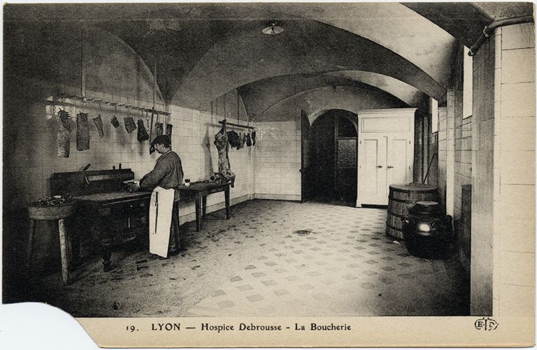 Hospice, puis hôpital pédiatrique Debrousse