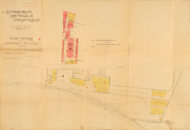 Edifice artisanal, Maison Grosse et Gerlat, puis usine de fabrication de matériaux de construction, entreprise de travaux publics, Entreprise Léon Grosse et Cie, actuellement Entreprise générale Léon Grosse