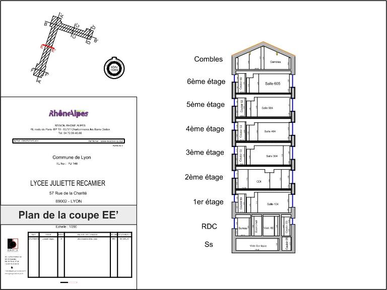 Collège moderne de jeunes filles, dit collège Juliette-Récamier, actuellement lycée Juliette-Récamier