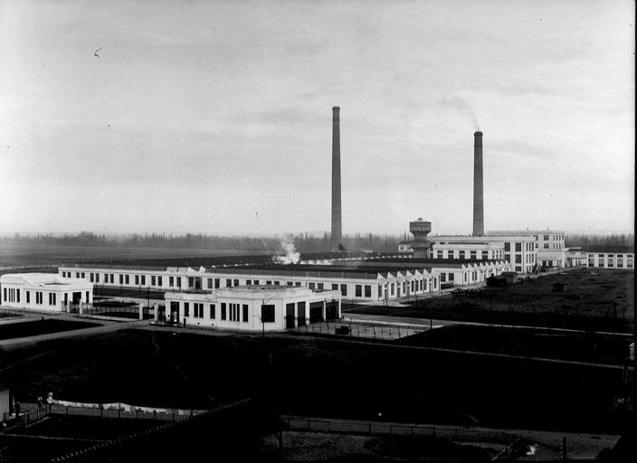 ancienne Société Lyonnaise de Soie Artificielle actuellement Toray-Film-Europe fabrique de film plastique