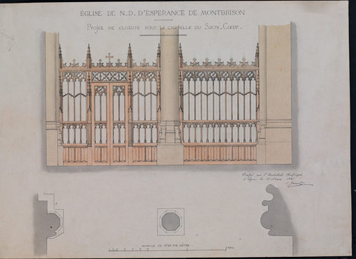 Clôture de chapelle (chapelle 6)