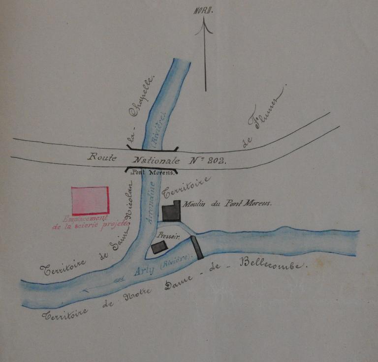 Moulin à farine et pressoir du Pont Morand actuellement vestiges