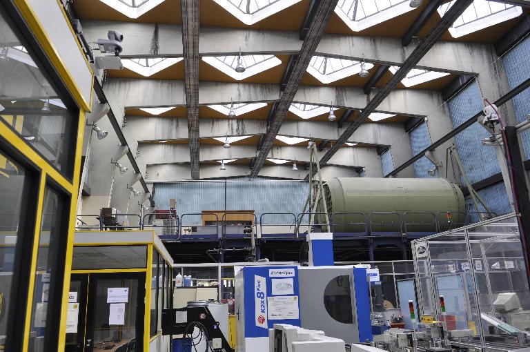 Hall mécanique J. Jacquard de l'INSA Institut Nationale de Sciences Appliquées, site de la Doua-Villeurbanne