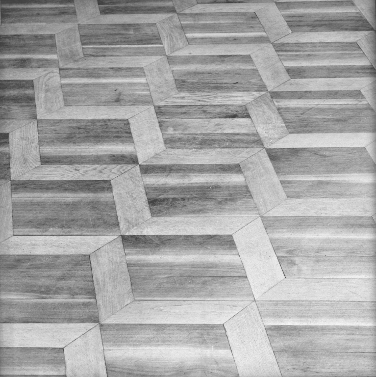 Parquet du salon nord, des chambres dites chambre de Monsieur et chambre de Madame