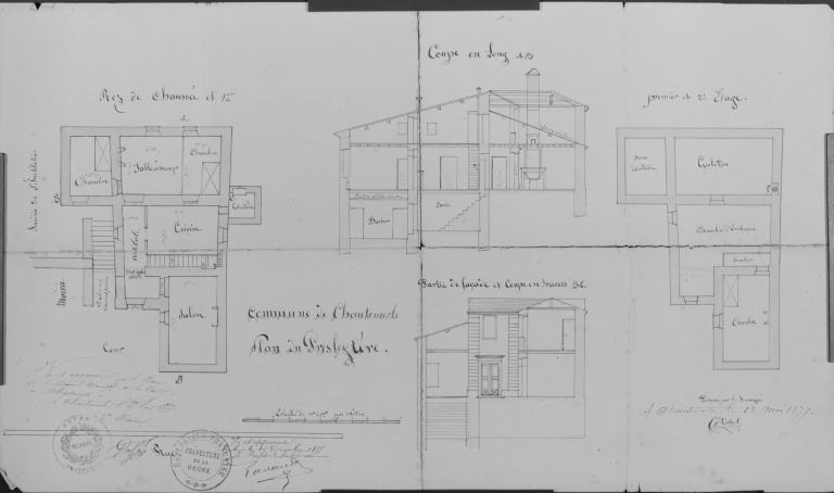 Les maisons de la commune de Chantemerle-lès-Grignan