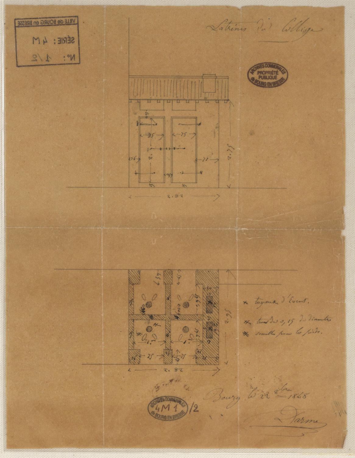 Collège de jésuites, puis école centrale, école secondaire communale, lycée impérial, lycée de garçons, actuellement lycée Lalande
