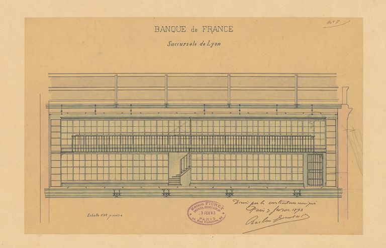 Présentation du mobilier de la Banque de France