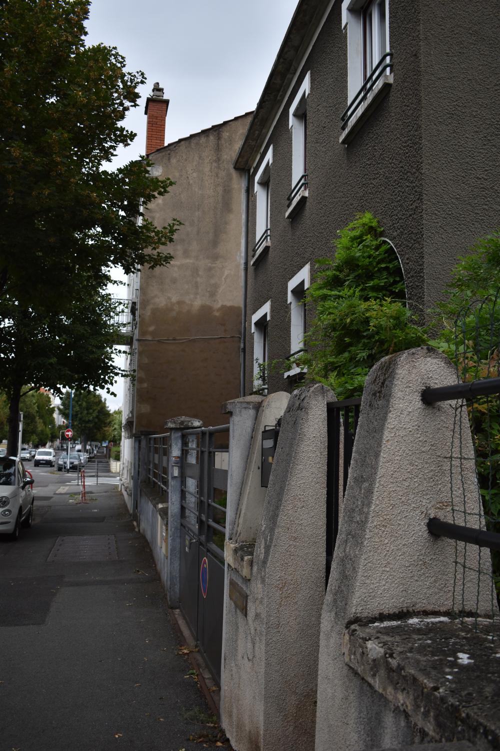 Pignon d'alignement du n°105 boulevard Lavoisier