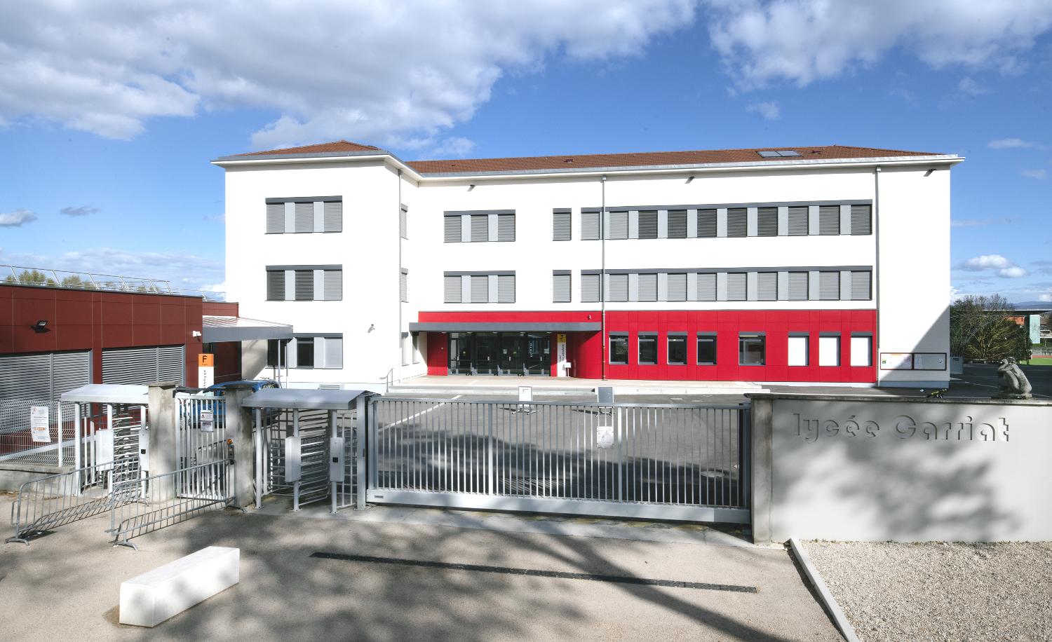 Centre d'apprentissage, actuellement lycée polyvalent Joseph-Marie-Carriat